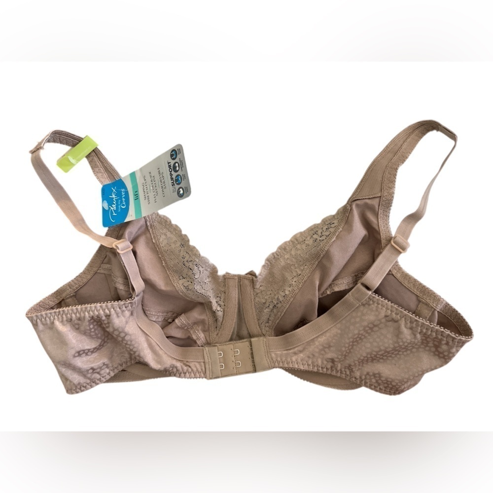 Playtex Live My Curves Beige Lace Full Coverage Support Bra 38B NWT - Picture 2 of 7